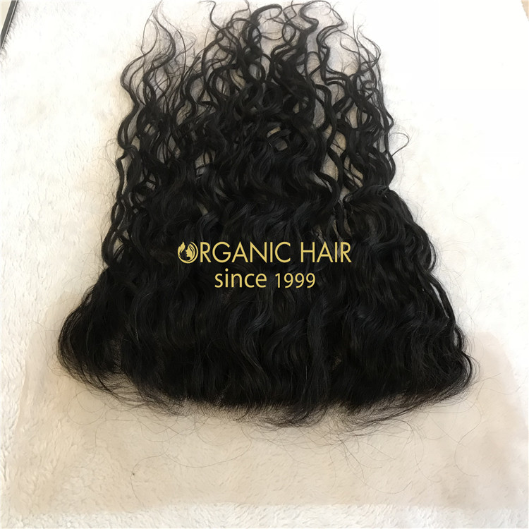 Wholesale transparent 13*6 lace frontal natural wave X81